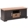 Meuble TV Gris Foncé Et Bois Clair GARET -Meilleur Meubles Magasin meuble tv 16671227