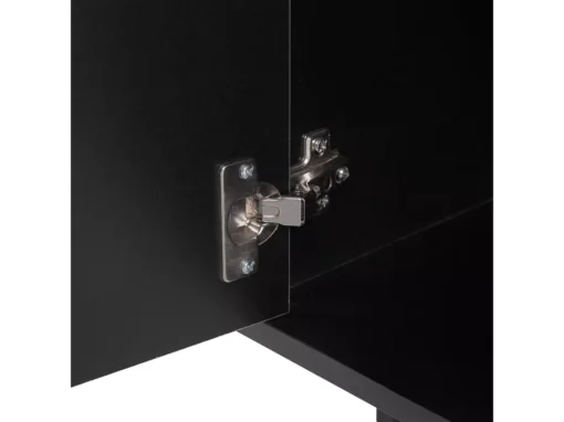 Meuble TV En Bois Clair Et Noir BLACKPOOL -Meilleur Meubles Magasin meuble tv 17476303
