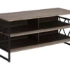 Meuble TV Bois Foncé Et Taupe CARLISLE -Meilleur Meubles Magasin meuble tv 17584605