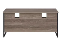 Meuble TV Bois Foncé Et Taupe CARLISLE -Meilleur Meubles Magasin meuble tv 17584619