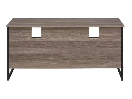 Meuble TV Bois Foncé Et Taupe CARLISLE -Meilleur Meubles Magasin meuble tv 17584619