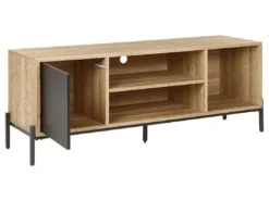 Meuble TV Bois Clair Et Gris MOINES -Meilleur Meubles Magasin meuble tv 18258005