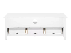 Meuble TV Blanc à 3 Tiroirs BERKELEY -Meilleur Meubles Magasin meuble tv 18447601