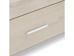 Meuble TV Paris Avec 2 Tiroirs Et 1 Niche - Chêne Massif Et MDF - Naturel -Meilleur Meubles Magasin meuble tv 18875759