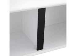 Meuble TV Lyon Avec 2 Portes Et 2 Tiroirs - MDF Et Bois - Blanc -Meilleur Meubles Magasin meuble tv 18875881