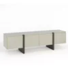 Meuble TV QUEEN 180 Cm 2D2K Cachemire / Graphite -Meilleur Meubles Magasin meuble tv 21771991
