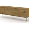 Meuble TV SHERWOOD 4D 180 Cm Fraisé Sur Pieds Chêne Artisan -Meilleur Meubles Magasin meuble tv 23499655