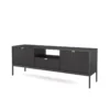 Meuble TV NOVA SANDS RTV154 Commode 154 Cm Noir Mat -Meilleur Meubles Magasin meuble tv 23972591