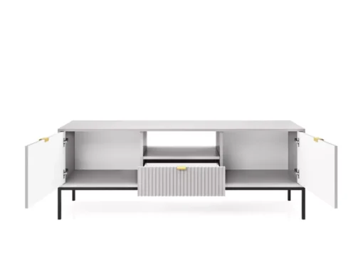 Meuble TV NOVA SANDS RTV154 Commode 154 Cm Gris Mat -Meilleur Meubles Magasin meuble tv 23972633
