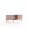 Meuble TV MALIBO 150 Cm 2 Portes Rose -Meilleur Meubles Magasin meuble tv 24154097