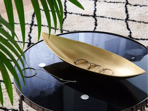 Coupelle Décorative Dorée ISNIT -Meilleur Meubles Magasin objet decoration interieure 12216773