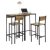 Ensemble 2 Tables Hautes Et 2 Chaises De Bar Table De Bar Et Tabouret De Bar, Ogt42-f -Meilleur Meubles Magasin salle a manger complete 19359633