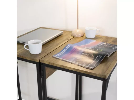 Ensemble 2 Tables Hautes Et 2 Chaises De Bar Table De Bar Et Tabouret De Bar, Ogt42-f -Meilleur Meubles Magasin salle a manger complete 19359639
