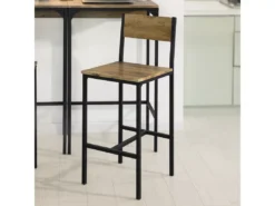 Ensemble 2 Tables Hautes Et 2 Chaises De Bar Table De Bar Et Tabouret De Bar, Ogt42-f -Meilleur Meubles Magasin salle a manger complete 19359645
