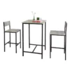 Ensemble Table De Bar + 2 Chaises -pieds,ogt27-hg -Meilleur Meubles Magasin salle a manger complete 19380585