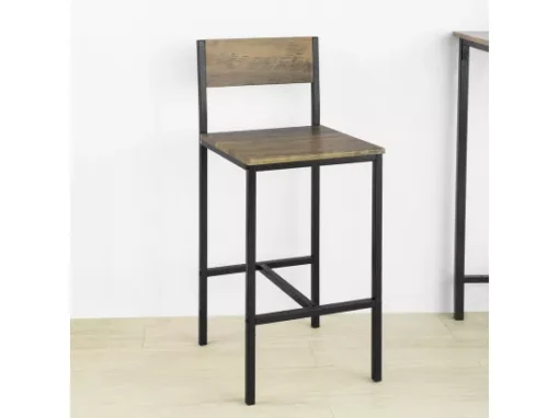 Ensemble Table De Bar + 2 Chaises De Bar Table Mange-Debout Table Haute Cuisine Set, OGT27-N -Meilleur Meubles Magasin salle a manger complete 19380611