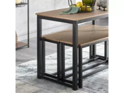 Ensemble Table À Manger Et Bancs Ensemble De Table De Cuisine Avec 2 Bancs Pour Cuisine, Ogt25-n -Meilleur Meubles Magasin salle a manger complete 19380637