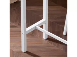 Ensemble Table De Bar Bistrot + 4 Tabourets De Bar Avec Repose-pieds Table Mange-debout, Ogt22-wn -Meilleur Meubles Magasin salle a manger complete 19397997