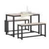 Ensemble Table À Manger Et 2 Bancs, Table De Cuisine Pour Salle À Manger, Salon, Balcon, Ogt25-hn -Meilleur Meubles Magasin salle a manger complete 19398029