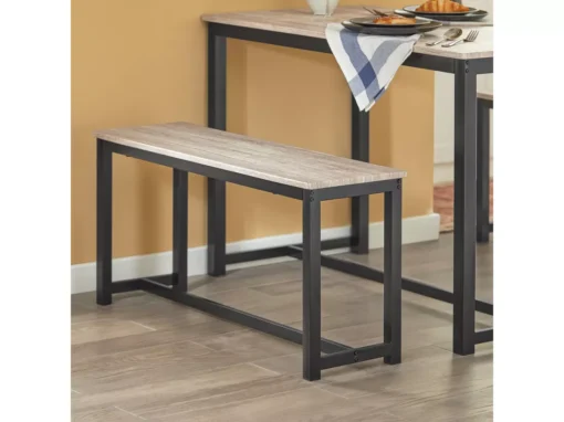 Ensemble Table À Manger Et 2 Bancs, Table De Cuisine Pour Salle À Manger, Salon, Balcon, Ogt25-hn -Meilleur Meubles Magasin salle a manger complete 19398037