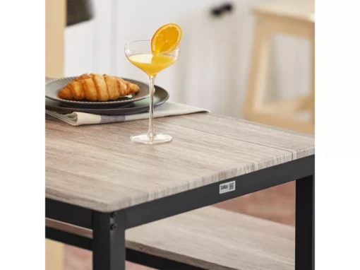 Ensemble Table À Manger Et 2 Bancs, Table De Cuisine Pour Salle À Manger, Salon, Balcon, Ogt25-hn -Meilleur Meubles Magasin salle a manger complete 19398041