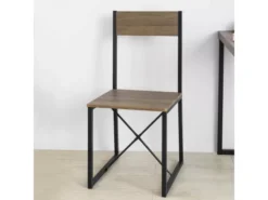 Set De 1 Table + 2 Chaises Table À Manger Table De Cuisine, Ogt19-n -Meilleur Meubles Magasin salle a manger complete 19399143