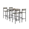 Set De 1 Table + 4 Chaises Ensemble Table De Bar,Ogt14-n -Meilleur Meubles Magasin salle a manger complete 19399165