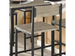 Set De 1 Table + 4 Chaises Ensemble Table De Bar,Ogt14-n -Meilleur Meubles Magasin salle a manger complete 19399173
