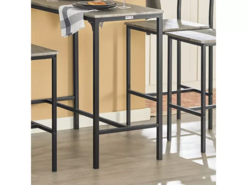 Set De 1 Table + 4 Chaises Ensemble Table De Bar,Ogt14-n -Meilleur Meubles Magasin salle a manger complete 19399177