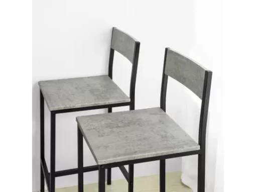 Set De 1 Table + 4 Chaises Ensemble Table De Bar,Ogt14-hg -Meilleur Meubles Magasin salle a manger complete 19399201