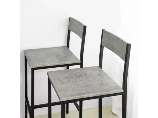 Set De 1 Table + 4 Chaises Ensemble Table De Bar,Ogt14-hg -Meilleur Meubles Magasin salle a manger complete 19399203