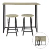 Set De 1 Table + 2 Chaises Table À Manger Table De Cuisine Table De Balcon, Ogt18-n -Meilleur Meubles Magasin salle a manger complete 19399219