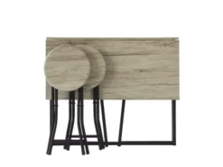 Set De 1 Table + 2 Chaises Table À Manger Table De Cuisine Table De Balcon, Ogt18-n -Meilleur Meubles Magasin salle a manger complete 19399225