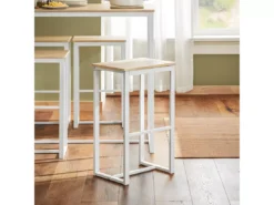 Set De 1 Table + 4 Tabourets Ensemble Table De Bar Bistrot, Ogt15-wn -Meilleur Meubles Magasin salle a manger complete 23609761