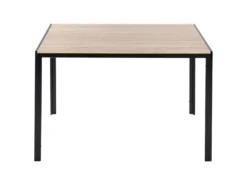 Table De Salle à Manger 120 X 80 Cm Bois Clair Et Noir NEWFIELD -Meilleur Meubles Magasin table a manger 12652729