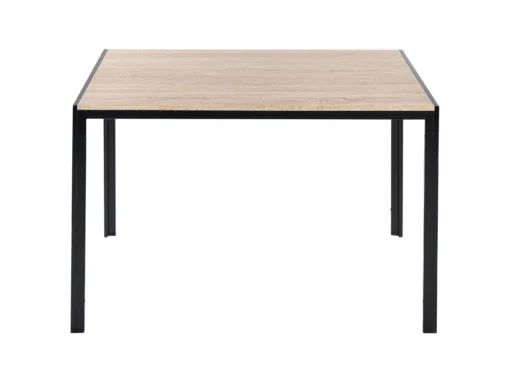 Table De Salle à Manger 120 X 80 Cm Bois Clair Et Noir NEWFIELD -Meilleur Meubles Magasin table a manger 12652729