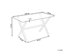Table à Manger En Verre Et Acier Argenté FLORIN -Meilleur Meubles Magasin table a manger 12652883