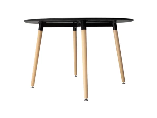 Table Ronde 120cm Noire MARTHA - HAPPY GARDEN -Meilleur Meubles Magasin table a manger 13090901