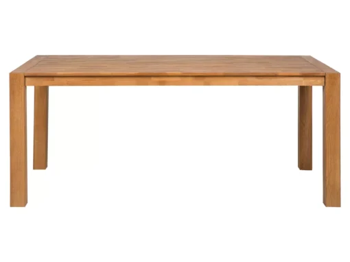 Table De Salle à Manger En Chêne Clair 180 Cm NATURA -Meilleur Meubles Magasin table a manger 16222125