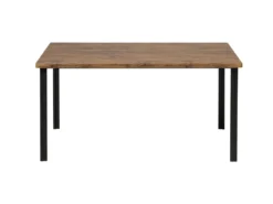 Table à Manger Effet Bois Foncé / Noir 150 X 90 Cm LAREDO -Meilleur Meubles Magasin table a manger 16222345