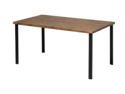 Table à Manger Effet Bois Foncé / Noir 150 X 90 Cm LAREDO -Meilleur Meubles Magasin table a manger 16222347
