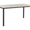 Table De Salle à Manger Effet Bois Clair / Noir 150 X 90 Cm HOCKLEY -Meilleur Meubles Magasin table a manger 16222535