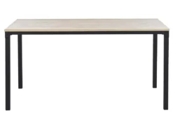 Table De Salle à Manger Effet Bois Clair / Noir 150 X 90 Cm HOCKLEY -Meilleur Meubles Magasin table a manger 16222541