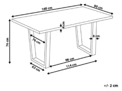 Table De Salle à Manger En Bois AUSTIN -Meilleur Meubles Magasin table a manger 16223303