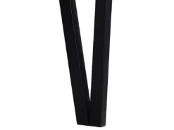 Table 180 X 90 Cm Bois Foncé Et Noir ADENA -Meilleur Meubles Magasin table a manger 16223739