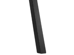 Table 140 X 80 Cm Bois Foncé Et Noir BRAVO -Meilleur Meubles Magasin table a manger 16224657