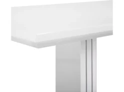 Table En Acier Blanc 180 X 90 Cm KALONA -Meilleur Meubles Magasin table a manger 16226161