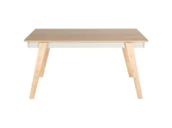 Table De Salle à Manger Bois Clair Et Gris PHOLA -Meilleur Meubles Magasin table a manger 16226409