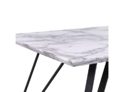 Table De Salle à Manger Effet Marbre/noir MOLDEN -Meilleur Meubles Magasin table a manger 16226771