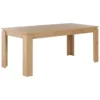 Table De Salle à Manger Effet Bois Clair 180 X 90 Cm VITON -Meilleur Meubles Magasin table a manger 16226805